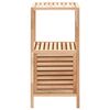 vidaXL Dulap depozitare baie, 39,5x35,5x86 cm, lemn de nuc masiv