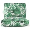 vidaXL Set de perne pentru palet Floral 2 pcs Model Frunză Verde