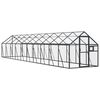 vidaXL Volieră de păsări, antracit, 1,79x10x1,85 m, aluminiu