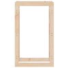 vidaXL Rastel pentru lemne de foc, 60x25x100 cm, lemn masiv pin
