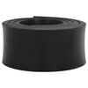 vidaXL Margine de cauciuc pentru plug de zăpadă negru 300x15x2 cm