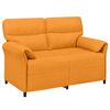 vidaXL Canapea 100% poliester, cadru din metal, MDF, placaj