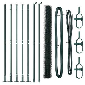 vidaXL St&acirc;lp de gard. Verde