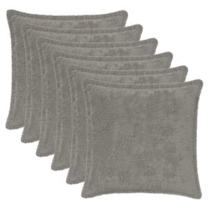 vidaXL Husă pentru pernă 6 buc. HOUTEN Gri deschis 30 x 30 cm
