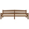 vidaXL Cadru de pat, maro miere, 200x200 cm, lemn masiv de pin