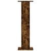 vidaXL Suporturi de plante 2 buc. stejar fumuriu 30x30x95 cm lemn