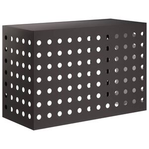 vidaXL Husă pentru aer condiționat Negru 90 x 40 x 60 cm Oțel
