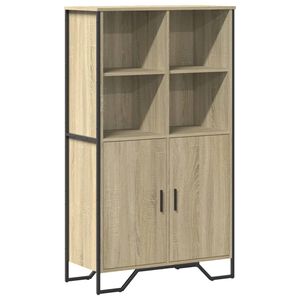vidaXL Dulap &icirc;nalt, stejar sonoma, 79,5x35,5x137,5 cm, lemn prelucrat
