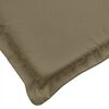 vidaXL Perne scaun cu spătar mic 2 buc. melanj taupe 100x50x4cm textil