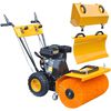 vidaXL Set multifuncțional benzină plug zăpadă/mătură 6,5 CP