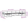 vidaXL Set de canapele de exterior 6 pcs natural Lemn Solid de Acacia