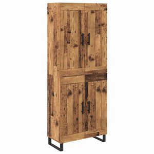 vidaXL Bufet Lemn vechi 69,5 x 34 x 180 cm Lemn compozit