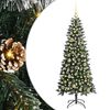 vidaXL Brad de Crăciun artificial Verde 150 cm PVC, plastic și oțel