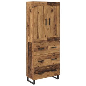 vidaXL Bufet Lemn vechi 69,5 x 34 x 180 cm Lemn compozit