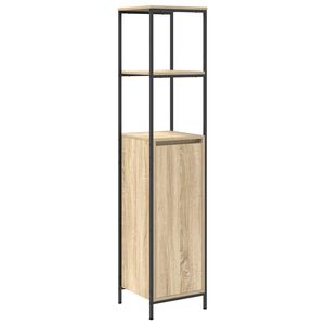 vidaXL Dulap de baie cu rafturi Stejar Sonoma 36x35x165 cm
