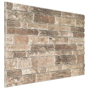 vidaXL Panouri de perete 10 buc. 100 x 50 cm Multicolour Spumă EPS