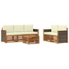 vidaXL Seturi de canapele 6 pcs Lemn Solid de Acacia