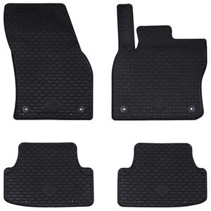 vidaXL Covor pentru mașină 4 pcs Negru suitable for Seat ATECA 2016-