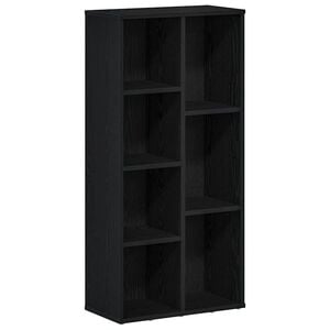 vidaXL Bibliotecă, stejar negru, 50x25x104 cm, lemn prelucrat