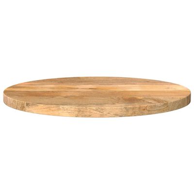 vidaXL Blat de masă rotund, Ø 50x2,5 cm, lemn masiv de mango brut