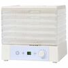 vidaXL Deshidrator de alimente cu 6 tăvi, 250 W, Alb