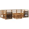 vidaXL Set de canapele de exterior 7 buc. natural Lemn Solid de Acacia