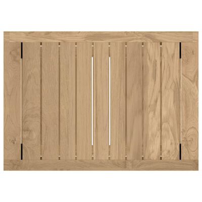 vidaXL Măsuță laterală de baie, 50x35x45 cm, lemn masiv de tec