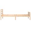 vidaXL Cadru de pat, 100x200 cm, lemn masiv de stejar