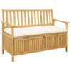 vidaXL Bancă cu spațiu de depozitare cu pernă cu ușă 120 x 63 x 84 cm