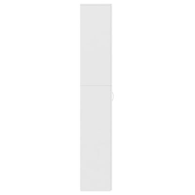 vidaXL Dulap de birou, alb, 60x32x190 cm, PAL