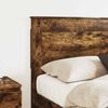 vidaXL Tăblie cap cu headboard Stejar fumuriu 120 cm Lemn compozit