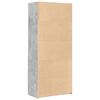 vidaXL Dulap &icirc;nalt, gri beton, 80x42,5x185 cm, lemn prelucrat