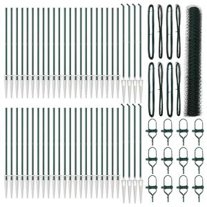 vidaXL St&acirc;lp de gard. Verde