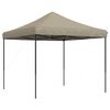 vidaXL Cort de petrecere pliabil Pop-Up, taupe, 292x292x315 cm