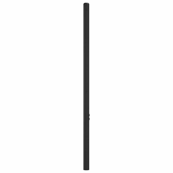 vidaXL Tăblie de pat de schimb metalică, negru, 107 cm