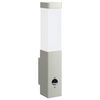 vidaXL Lumină de perete pentru exterior Argintiu 10.5 x 6 x 33 cm