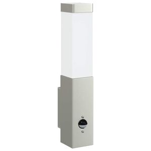 vidaXL Lumină de perete pentru exterior Argintiu 10.5 x 6 x 33 cm