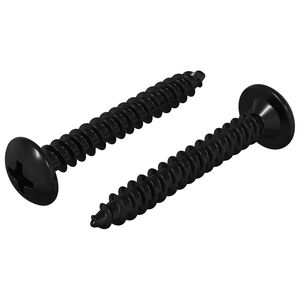 vidaXL Cuie cu filete 2 pcs Negru M4 x 28 mm Oțel