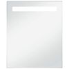 vidaXL Oglindă cu LED de perete pentru baie, 50 x 60 cm