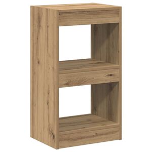 vidaXL Bibliotecă/Separator de cameră stejar artizanal 40x30x72 cm