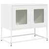 vidaXL Dulap TV, alb, 68x39x60,5 cm, oțel laminat la rece