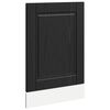 vidaXL Panou mașină de spălat vase PORTO Stejar Negru 45 x 1,5 x 57 cm