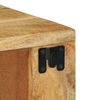 vidaXL Noptiere de perete, 2 buc., lemn masiv de mango brut