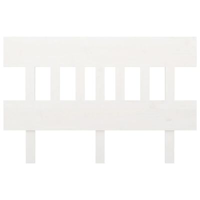 vidaXL Tăblie de pat, alb, 143,5x3x81 cm, lemn masiv de pin