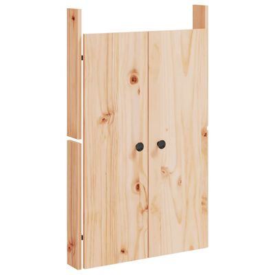 vidaXL Uși de bucătărie de exterior, 50x9x82 cm, lemn masiv de pin
