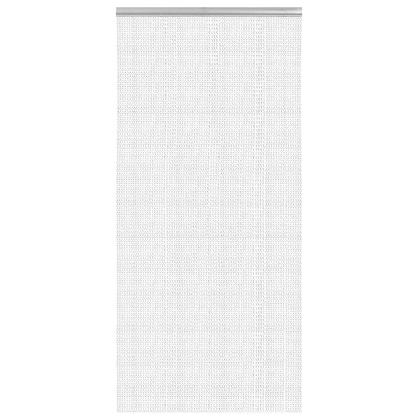 vidaXL Paravan de ușă cu lanț, 100x226 cm, aluminiu