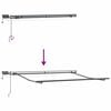 vidaXL Cortina Retractabilă Manual Bej 300 x 250 cm țesătură