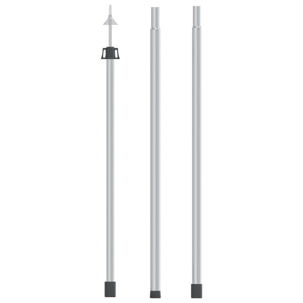 vidaXL Stâlp telescopic pentru prelată, 102-260 cm, aluminiu