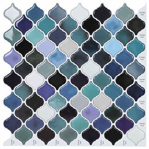 vidaXL Placă Lanturn 50 pcs Verde-albăstrui 27 x 27 cm
