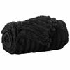 vidaXL Pături de aruncat 6 pcs Negru 150 x 130 cm Molton